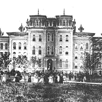 Nebraska Asylum for the Insane, later renamed the Nebraska State Hospital for the Insane. Links to Locations.